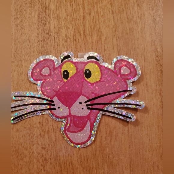 Vintage Sticker 1996 1997 Pink Panther - Picture 1 of 2
